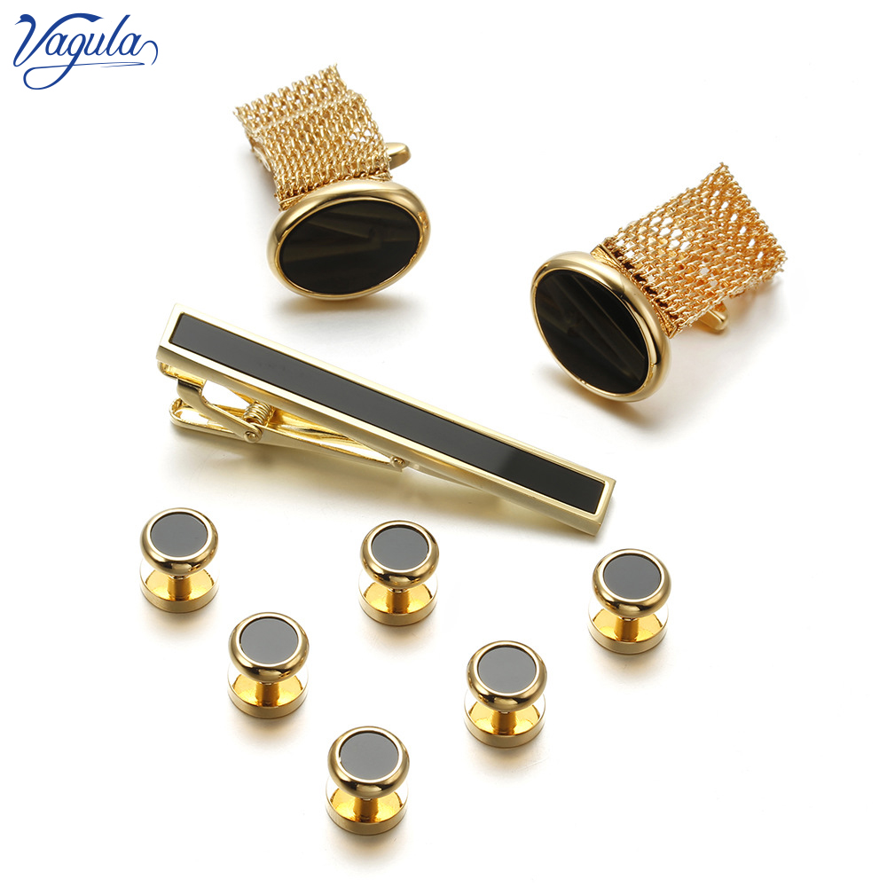 VAGULA Nuovo 9PCS Gemelli Tie  - Tie Bar Set Gift recensione e prezzo
