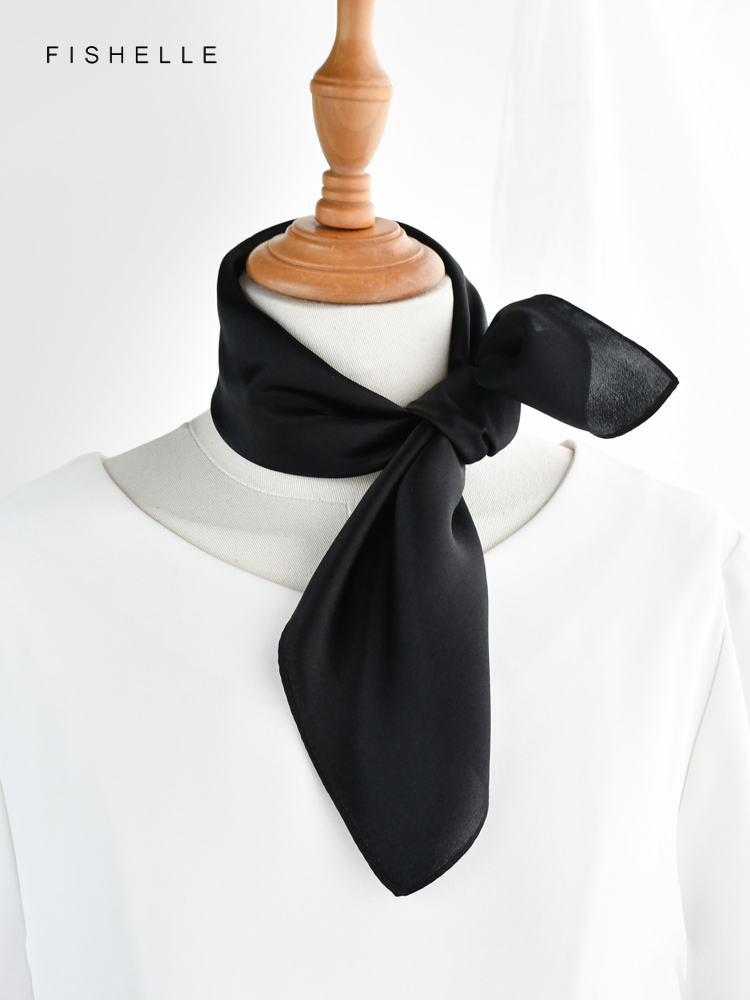 Sciarpa di seta pura nera tint - Scarf Silk Square recensione e prezzo