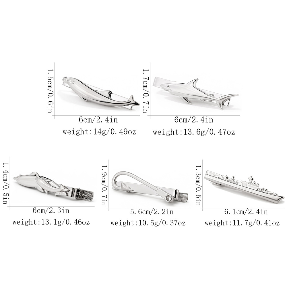 Fermacravatta Creativo a Forma - Tie Clip Silver recensione e prezzo