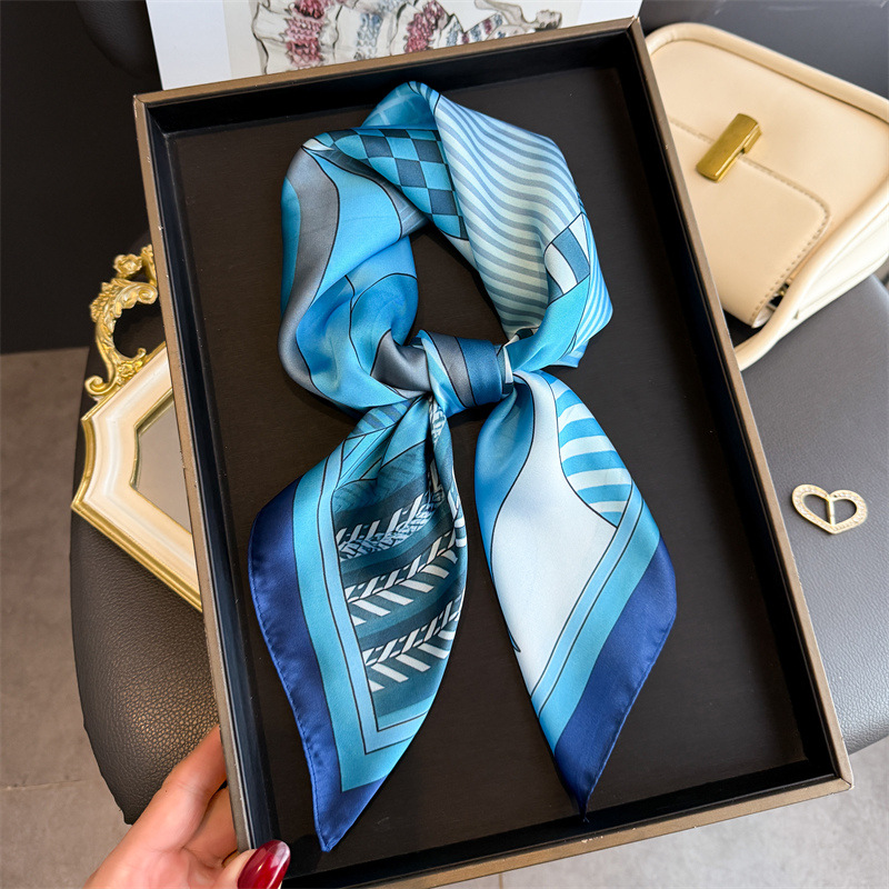 2026 Nuova Geometria Stampa Sc - Ascot Neck Scarf recensione e prezzo