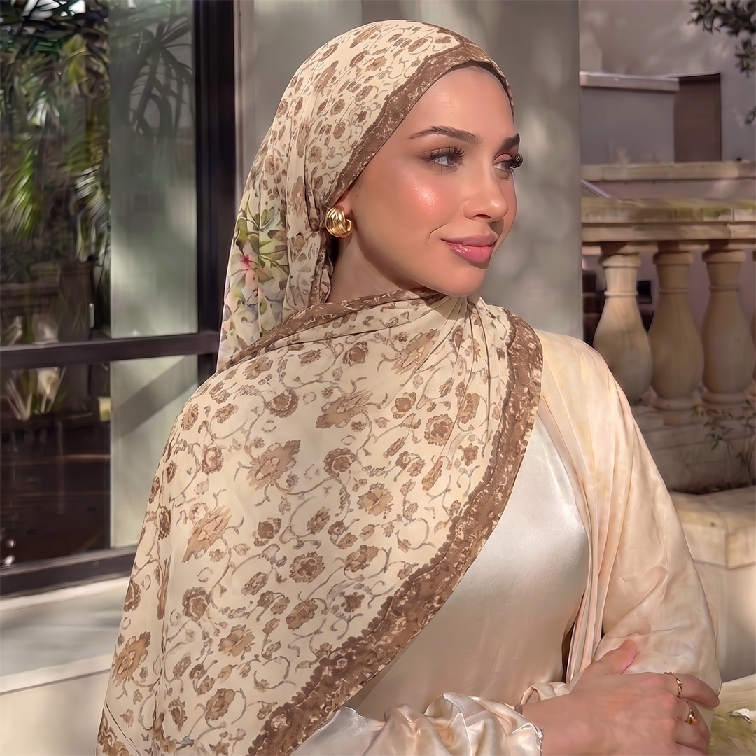 Hijab Vintage con Stampa Flore - Head Wrap Turban recensione e prezzo