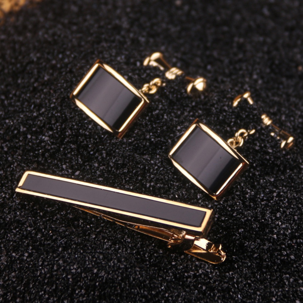 Set di Fermacravatta e Gemelli - Tie Bar Set Gift recensione e prezzo